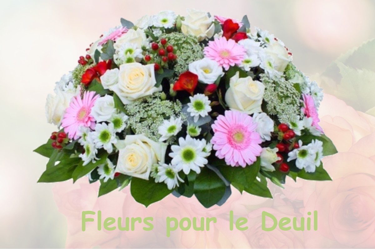 fleurs deuil MONGET